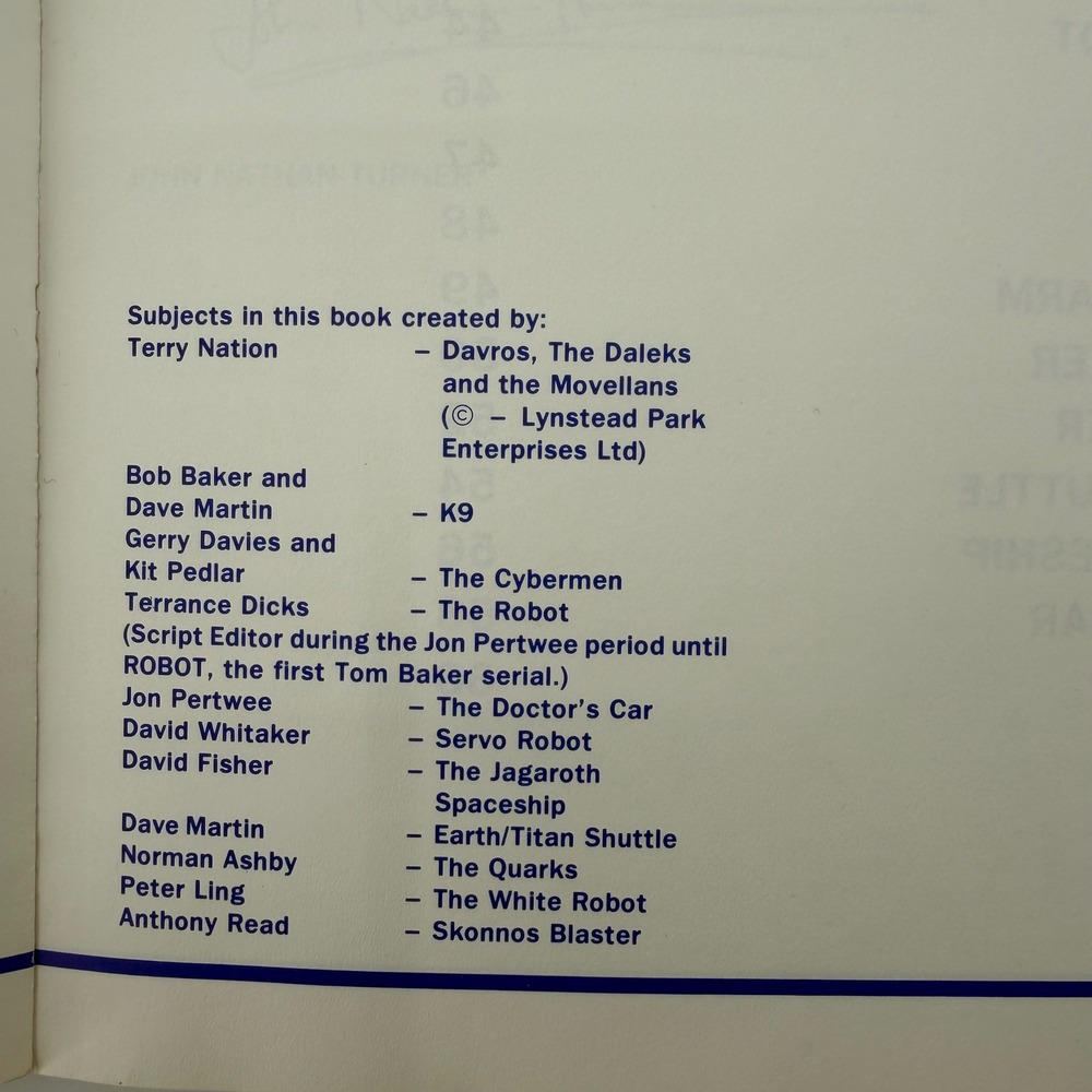 Vintage Doctor Who Technical Manual 1983 First American Edition Mark Harris - Picture 13 of 16